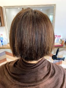 ビビり毛のビフォー